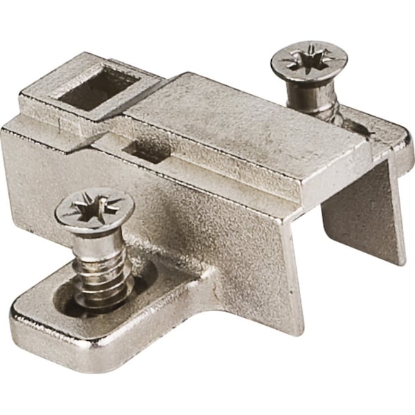 Hardware Resources Heavy Duty 9 mm Non-Cam Adjustable Zinc Die Cast Plate with Euro Screws for 500 Series Euro Hinges 400.0P29.75 - main